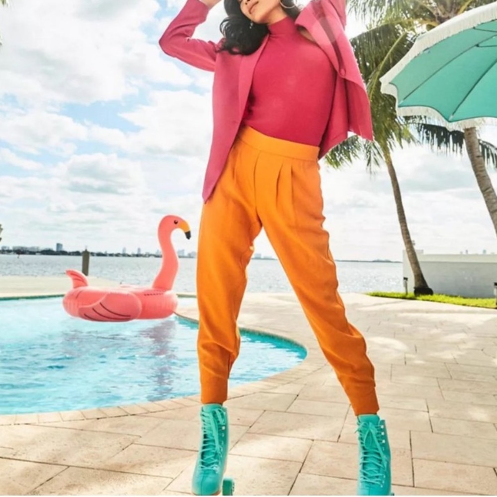 INC International Concepts Orange Track Pants